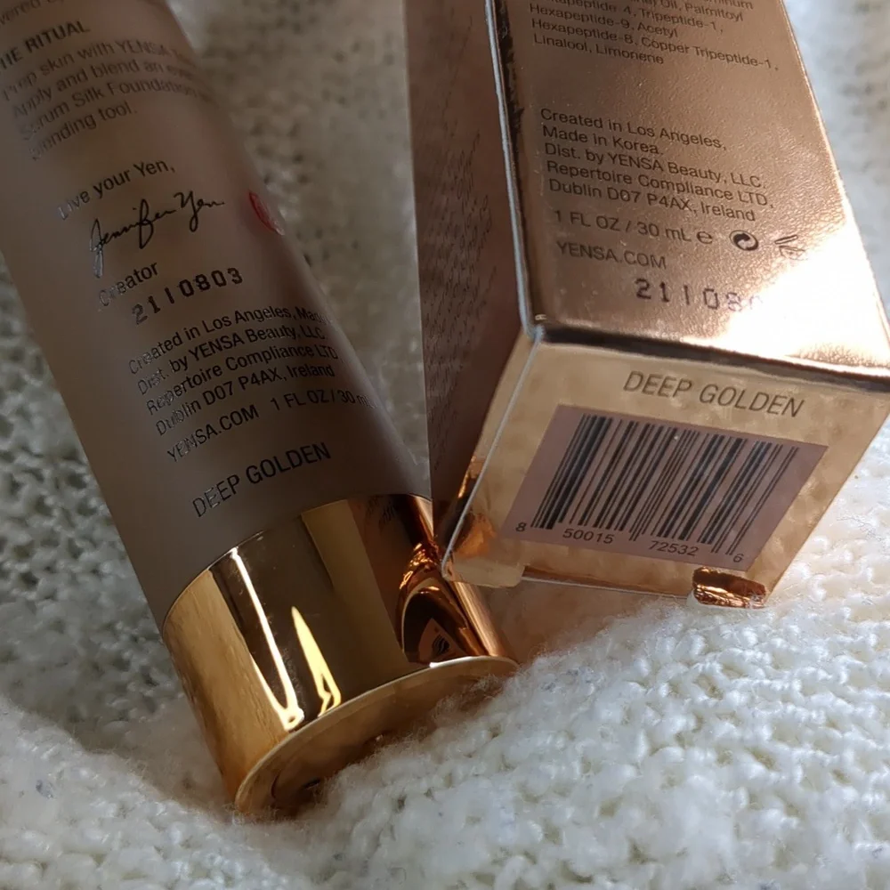Yensa Super Serum Silk Foundation in Deep Golden, 30ml/1.0fl oz